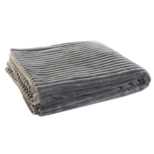 Koc DKD Home Decor 130 x 170 x 2 cm Szary Podstawowy