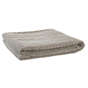 Koc DKD Home Decor Strzały 150 x 200 x 2 cm Jasnoszary Podstawowy