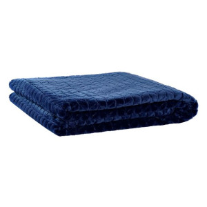 Koc DKD Home Decor Strzały 130 x 170 x 2 cm Granatowy Podstawowy
