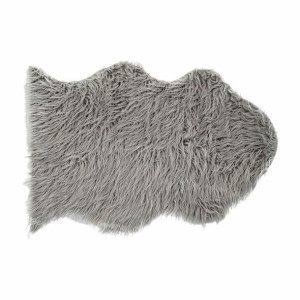 Dywan DKD Home Decor Szary Poliester Z włosami 60 x 90 x 2 cm