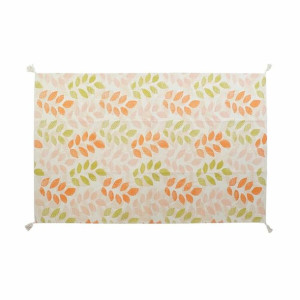 Dywan DKD Home Decor Beżowy Wielokolorowy Liść roślin (120 x 180 x 1 cm)