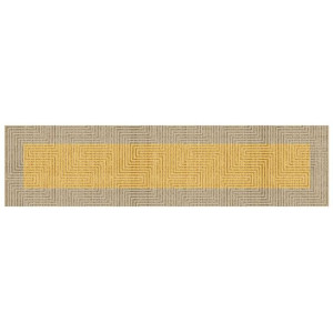 Dywan DKD Home Decor Żółty (60 x 240 x 0,7 cm)