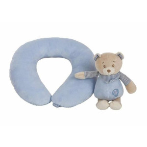 Poduszkę na Szyję Lulu Niebieski 18 cm Pluszowy Niedźwiadek (20 x 24 cm)