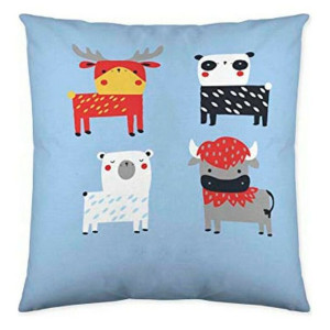 Poszewka na poduszkę Cool Kids Planet Earth (50 x 50 cm)