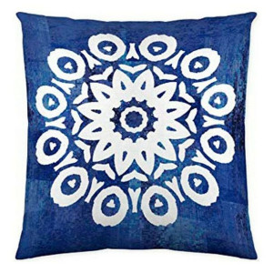Poszewka na poduszkę Costura Greek Indigo (50 x 50 cm)