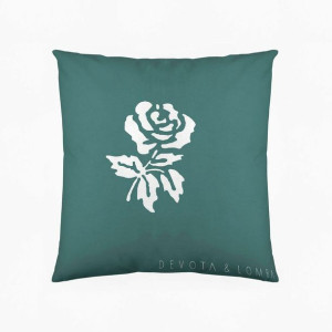 Poszewka na poduszkę Roses Green Devota & Lomba (60 x 60 cm)