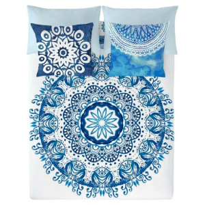 Poszwa na kołdrę Costura Greek Indigo Łóżko 180 Łóżko 150 (260 x 220 cm)