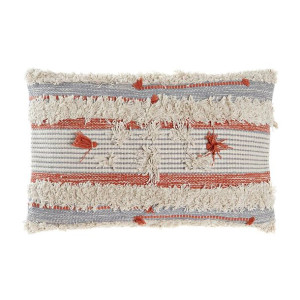 Poduszka DKD Home Decor 60 x 15 x 40 cm Paski Pomarańczowy Biały