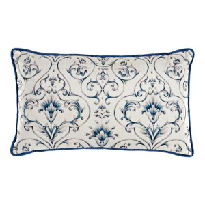 Poduszka DKD Home Decor Niebieski 50 x 10 x 30 cm Kvety