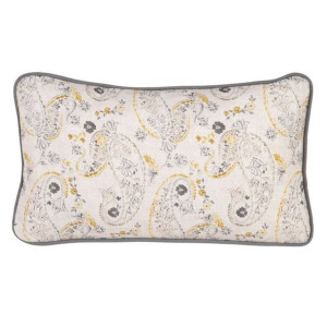 Poduszka 100% bawełny 50 x 30 cm Musztarda