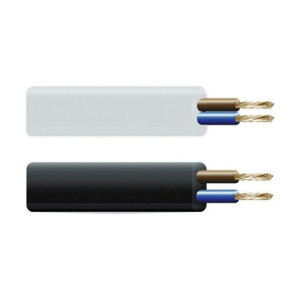 Kabel EDM C08 2 x 0,75 mm Bordeaux Materiałowy 5 m