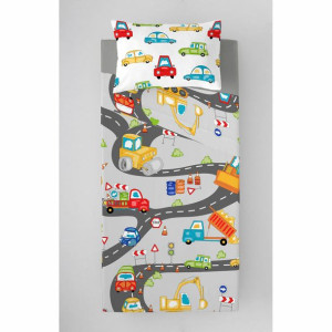 Górne prześcieradło Cool Kids Scalextric (Łóżko 90) (160 x 270 cm)