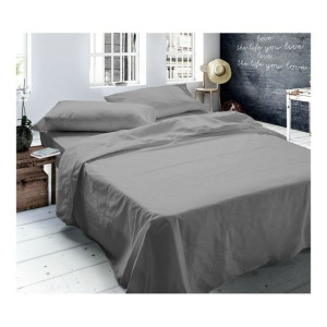 Górne prześcieradło Naturals Tencel Szary (Łóżko 90) (160 x 270 cm)