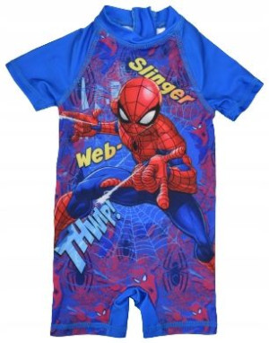 Strój kąpielowy UV50 SPIDERMAN 86/92 Kombinezon 2+