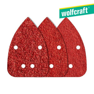 Papier ścierny Wolfcraft 1756000 80/120/240 g (9,6 x 13,6 cm)