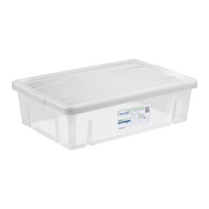 Schowek z pokrywką Tontarelli 28 L Przezroczysty (59 X 39 x 16,5 cm)