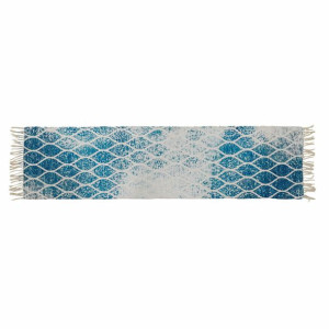 Dywan DKD Home Decor Niebieski Bawełna Chenille (60 x 240 x 1 cm)