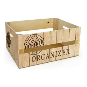 Schowek z pokrywką Confortime Organizer Drewno (39 x 29 x 15 cm)
