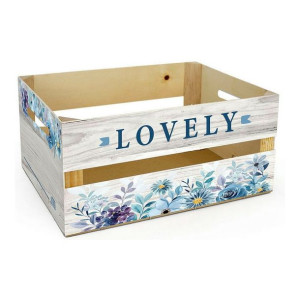 Schowek z pokrywką Confortime Lovely Drewno (32 x 24,5 x 14 cm)