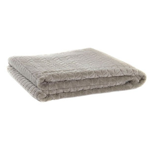 Koc DKD Home Decor Strzały 130 x 170 x 2 cm Jasnoszary Podstawowy