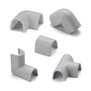 Rurka łącząca Inofix 2201 Szary 10 Części 8 x 7 mm