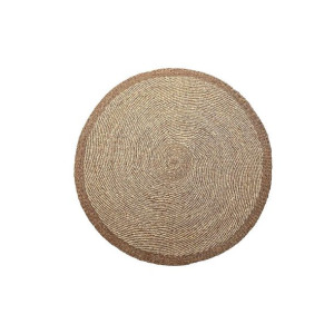 Dywan DKD Home Decor Beżowy (150 x 1 x 150 cm)