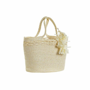 Koszyk DKD Home Decor 36 x 29 x 48 cm Beżowy Naturalne Włókno Boho