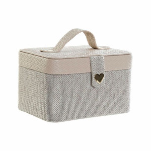 Pudełko na biżuterię DKD Home Decor 17 x 12 x 10 cm Beżowy