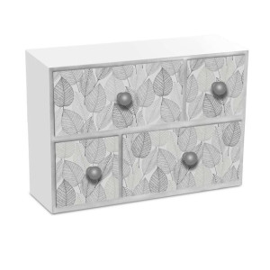 Pudełko na biżuterię Versa Gardee 11 x 32 x 32 cm Drewno MDF