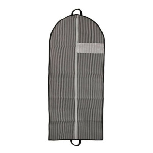 Pokrowiec na Ubranie Versa Paski Czarny 135 x 60 cm