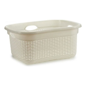 Kosz Biały Plastikowy (25 L) (63 x 25,5 x 41 cm)