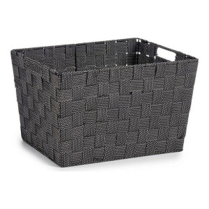 Koszyk Czarny Materiał 10 L (25 x 20 x 35 cm)