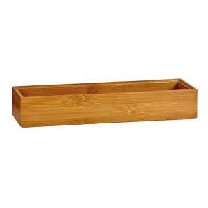 Organizer do szuflad Brązowy Układane w stosy Bambus (7 x 5 x 30 cm)