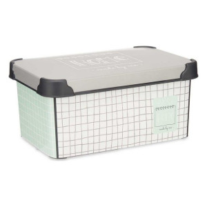 Schowek z pokrywką Home Plastikowy 5 L (19 x 13,5 x 29 cm)