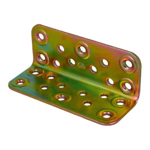Wspornik kątowy AMIG 304-12140 Złoty Stal (6 x 10 cm)