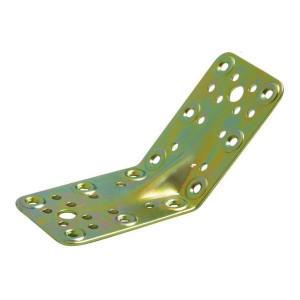 Wspornik kątowy AMIG 306-15201 Bichromat Złoty Stal (9 x 6,5 cm)