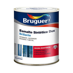 Synthetic enamel Bruguer Dux Błyszczące 250 ml Czarny