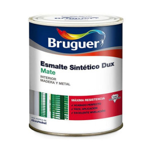 Synthetic enamel Bruguer Dux Biały 750 ml Matowy