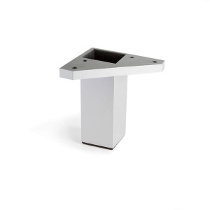 Stopy Rei 972 Kwadratowy Srebrzysty ABS Nowoczesny (Ø 4,2 x 10 cm)