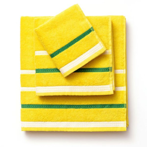 Zestaw ręczników Benetton Żółty (3 pcs)