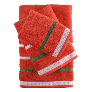 Zestaw ręczników Benetton Czerwony (4 pcs)