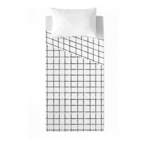 Górne prześcieradło Popcorn Ian Bw (230 x 270 cm) (Łóżko 150/160)
