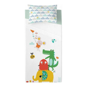 Górne prześcieradło Lemon Ribbon Tower (180 x 270 cm) (Łóżko 105/110)