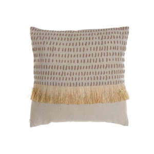 Poduszka DKD Home Decor Beżowy Frędzle Boho (45 x 45 cm)