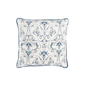 Poduszka DKD Home Decor Niebieski 45 x 10 x 45 cm Biały Kvety