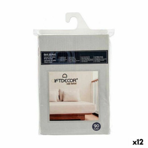 Prześcieradło 90 cm Szary (12 Sztuk)