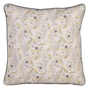 Poduszka 60 x 60 cm 100% bawełny Musztarda