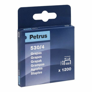 Zszywki Petrus 77512 530/4 mm 1200 Sztuk
