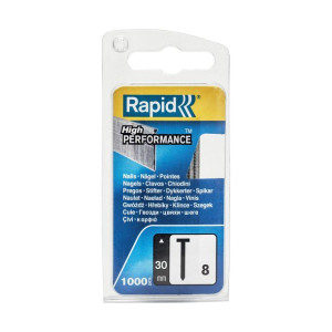 Nails for nailer Rapid 40109536 30 mm (1000 Unidades)