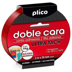 Taśma dwustronna PLICO Ultra Tack Przezroczysty